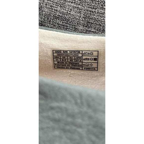 UGG Adley Sneakers Womens Size 11 Aloe Vera Slip On Leather - Picture 11 of 11